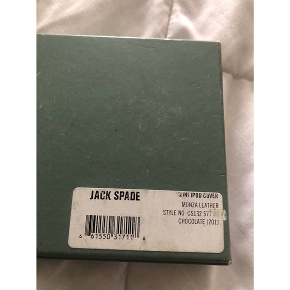 JACK SPADE Mini IPod Case Chocolate #661550317118 - Picture 6 of 6